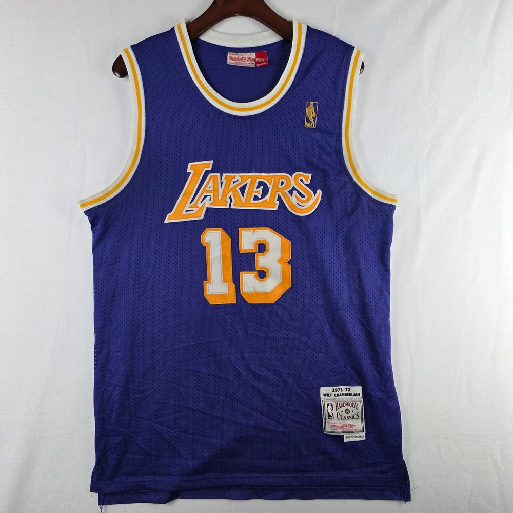 Mitchell & Ness Wilt Chamberlain Lakers 1971-72 Hardwood Classics Jersey XL 48